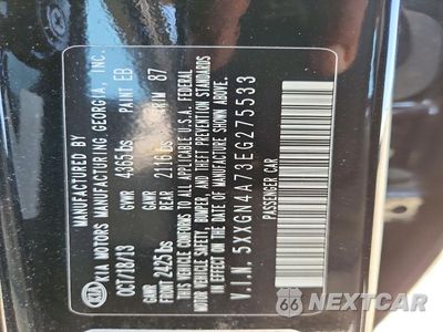 Zdjęcie 12 z 12 samochodu: 2014 KIA OPTIMA EX VIN:5XXGN4A73EG275533 - miniatura
