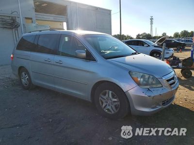 Czwarte zdjęcie samochodu z boku: 2007 HONDA ODYSSEY EX VIN:5FNRL38407B060671 - miniatura