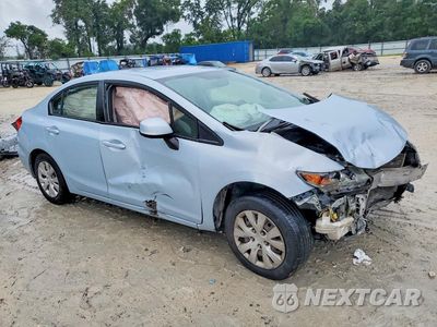 Czwarte zdjęcie samochodu z boku: 2012 HONDA CIVIC LX VIN:2HGFB2F50CH510756 - miniatura