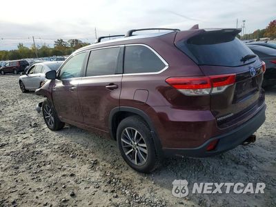 Drugie zdjęcie samochodu z przodu: 2018 TOYOTA HIGHLANDER HYBRID XLE VIN:5TDJGRFH4JS046284 - miniatura