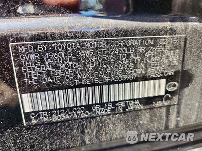 Zdjęcie 12 z 12 samochodu: 2015 LEXUS GS 350 VIN:JTHCE1BL3FA003987 - miniatura