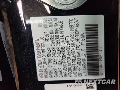 Zdjęcie 13 z 13 samochodu: 2026 HONDA CR-V EXL VIN:5J6RS4H70TL021180 - miniatura