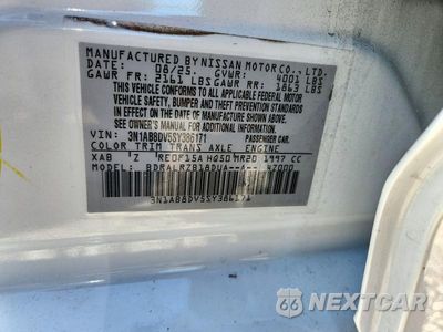 Zdjęcie 12 z 12 samochodu: 2025 NISSAN SENTRA SR VIN:3N1AB8DV5SY386171 - miniatura