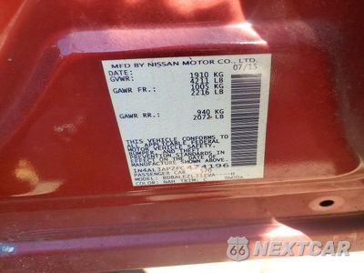Zdjęcie 12 z 12 samochodu: 2015 NISSAN ALTIMA 2.5 VIN:1N4AL3AP2FC474196 - miniatura