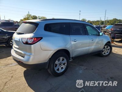 Trzecie zdjęcie samochodu z tyłu: 2014 CHEVROLET TRAVERSE LT VIN:1GNKRGKDXEJ190051 - miniatura
