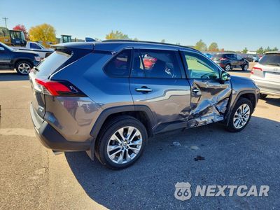 Trzecie zdjęcie samochodu z tyłu: 2021 TOYOTA RAV4 LIMITED VIN:JTMN1RFV4MD075597 - miniatura