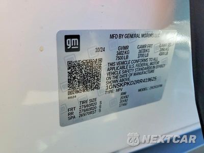 Zdjęcie 13 z 13 samochodu: 2024 CHEVROLET TAHOE K1500 Z71 VIN:1GNSKPKD2RR419625 - miniatura