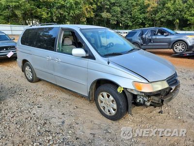 Czwarte zdjęcie samochodu z boku: 2002 HONDA ODYSSEY EX VIN:2HKRL186X2H529779 - miniatura