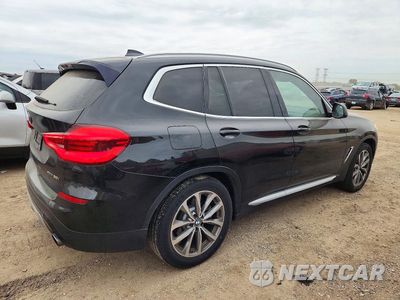 Trzecie zdjęcie samochodu z tyłu: 2019 BMW X3 XDRIVE30I VIN:5UXTR9C59KLR04590 - miniatura