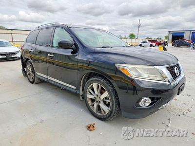 Czwarte zdjęcie samochodu z boku: 2016 NISSAN PATHFINDER PLATINUM VIN:5N1AR2MM6GC654251 - miniatura