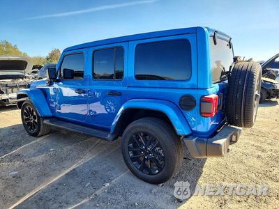 Drugie zdjęcie samochodu z przodu: 2021 JEEP WRANGLER UNLIMITED SAHARA 4XE VIN:1C4JJXP63MW868226 - miniatura