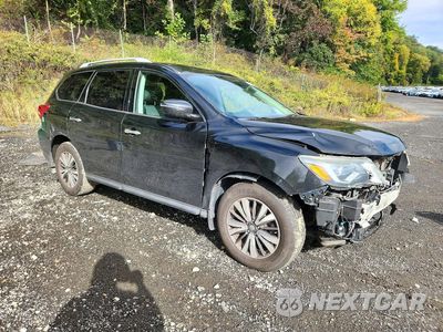 Czwarte zdjęcie samochodu z boku: 2017 NISSAN PATHFINDER S VIN:5N1DR2MM2HC900713 - miniatura