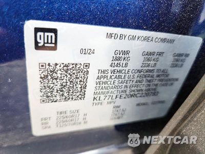 Zdjęcie 13 z 13 samochodu: 2024 CHEVROLET TRAX LS VIN:KL77LFE20RC220783 - miniatura