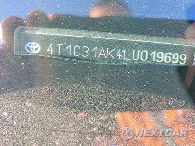 Zdjęcie 12 z 12 samochodu: 2020 TOYOTA CAMRY LE VIN:4T1C31AK4LU019699 - miniatura
