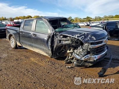 Czwarte zdjęcie samochodu z boku: 2022 CHEVROLET SILVERADO K1500 LT-L VIN:1GCPDKEK4NZ562091 - miniatura