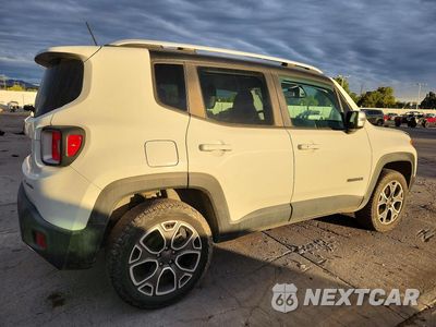 Trzecie zdjęcie samochodu z tyłu: 2017 JEEP RENEGADE LIMITED VIN:ZACCJBDB4HPE86318 - miniatura