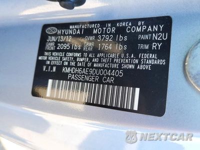 Zdjęcie 12 z 12 samochodu: 2013 HYUNDAI ELANTRA COUPE GS VIN:KMHDH6AE9DU004405 - miniatura