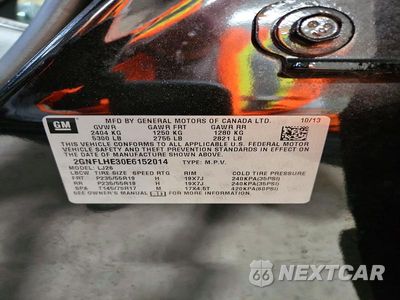 Zdjęcie 14 z 14 samochodu: 2014 CHEVROLET EQUINOX LTZ VIN:2GNFLHE30E6152014 - miniatura