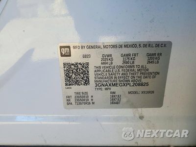 Zdjęcie 13 z 13 samochodu: 2023 CHEVROLET EQUINOX RS VIN:3GNAXMEGXPL208825 - miniatura