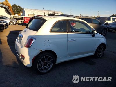Trzecie zdjęcie samochodu z tyłu: 2015 FIAT 500 SPORT VIN:3C3CFFBRXFT721744 - miniatura