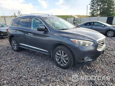 Czwarte zdjęcie samochodu z boku: 2014 INFINITI QX60 BASE VIN:5N1AL0MM7EC517581 - miniatura