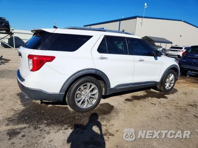 Trzecie zdjęcie samochodu z tyłu: 2021 FORD EXPLORER LIMITED VIN:1FMSK7FH5MGA72751 - miniatura