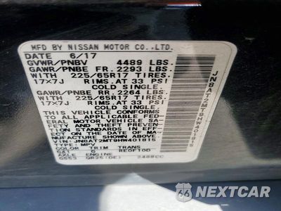 Zdjęcie 14 z 14 samochodu: 2017 NISSAN ROGUE S VIN:JN8AT2MT9HW401815 - miniatura