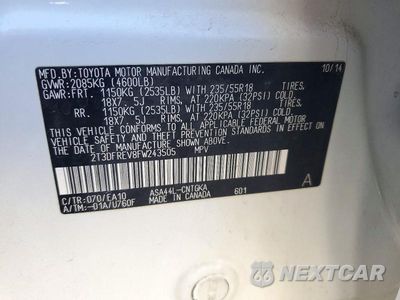 Zdjęcie 13 z 13 samochodu: 2015 TOYOTA RAV4 LIMITED VIN:2T3DFREV8FW243505 - miniatura