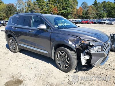 Czwarte zdjęcie samochodu z boku: 2022 HYUNDAI SANTA FE SEL VIN:KM8S6DA2XNU032528 - miniatura