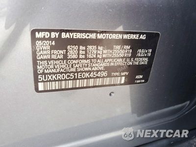 Zdjęcie 14 z 14 samochodu: 2014 BMW X5 XDRIVE35I VIN:5UXKR0C51E0K45496 - miniatura
