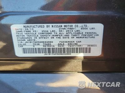 Zdjęcie 12 z 12 samochodu: 2014 INFINITI Q50 BASE VIN:JN1BV7AR5EM692890 - miniatura