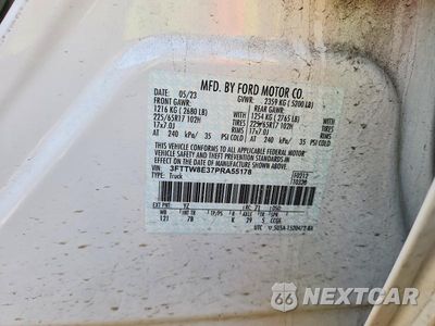 Zdjęcie 13 z 13 samochodu: 2023 FORD MAVERICK XL VIN:3FTTW8E37PRA55178 - miniatura