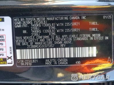 Zdjęcie 12 z 12 samochodu: 2025 LEXUS RX 350H PREMIUM+ VIN:2T2BBMCA5SC075957 - miniatura