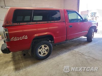 Trzecie zdjęcie samochodu z tyłu: 1997 CHEVROLET GMT-400 K1500 VIN:1GCEK14WXVZ240356 - miniatura