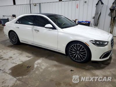 Czwarte zdjęcie samochodu z boku: 2022 MERCEDES-BENZ S 580 4MATIC VIN:W1K6G7GBXNA076113 - miniatura