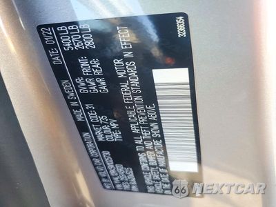 Zdjęcie 14 z 14 samochodu: 2022 VOLVO XC60 B5 MOMENTUM VIN:YV4L12RK5N1025730 - miniatura
