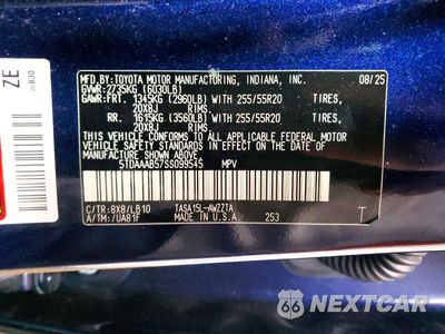 Zdjęcie 14 z 14 samochodu: 2025 TOYOTA GRAND HIGHLANDER PLATINUM VIN:5TDAAAB57SS099545 - miniatura