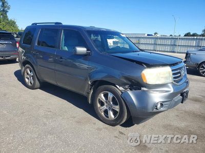 Czwarte zdjęcie samochodu z boku: 2013 HONDA PILOT EXLN VIN:5FNYF4H77DB009876 - miniatura