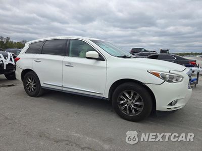 Czwarte zdjęcie samochodu z boku: 2013 INFINITI JX35 BASE VIN:5N1AL0MN2DC349324 - miniatura