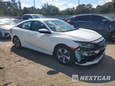 Czwarte zdjęcie samochodu z boku: 2019 HONDA CIVIC LX VIN:19XFC2F65KE025429 - miniatura