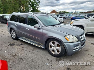 Czwarte zdjęcie samochodu z boku: 2012 MERCEDES-BENZ GL 450 4MATIC VIN:4JGBF7BE2CA763849 - miniatura
