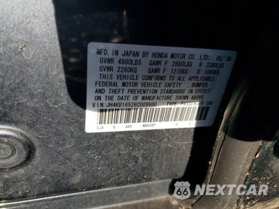 Zdjęcie 12 z 12 samochodu: 2006 ACURA RL VIN:JH4KB16526C009980 - miniatura