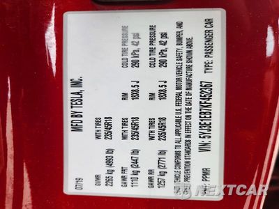Zdjęcie 12 z 12 samochodu: 2019 TESLA MODEL 3 VIN:5YJ3E1EB7KF452367 - miniatura