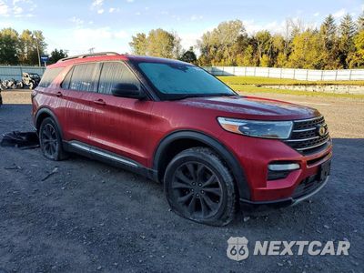 Czwarte zdjęcie samochodu z boku: 2020 FORD EXPLORER XLT VIN:1FMSK8DH8LGB72723 - miniatura