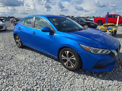 Czwarte zdjęcie samochodu z boku: 2021 NISSAN SENTRA SV VIN:3N1AB8CV1MY204440 - miniatura