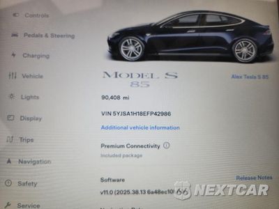 Zdjęcie 9 z 13 samochodu: 2014 TESLA MODEL S VIN:5YJSA1H18EFP42986 - miniatura