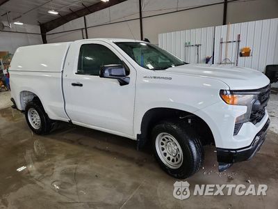 Czwarte zdjęcie samochodu z boku: 2023 CHEVROLET SILVERADO C1500 VIN:3GCNAAEK3PG365667 - miniatura