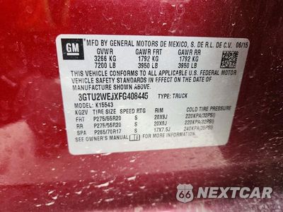 Zdjęcie 12 z 12 samochodu: 2015 GMC SIERRA K1500 DENALI VIN:3GTU2WEJXFG408445 - miniatura