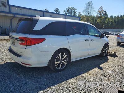 Trzecie zdjęcie samochodu z tyłu: 2022 HONDA ODYSSEY TOURING VIN:5FNRL6H86NB021262 - miniatura