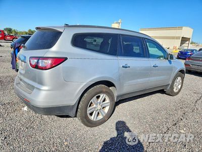 Trzecie zdjęcie samochodu z tyłu: 2014 CHEVROLET TRAVERSE LT VIN:1GNKVHKD1EJ308988 - miniatura
